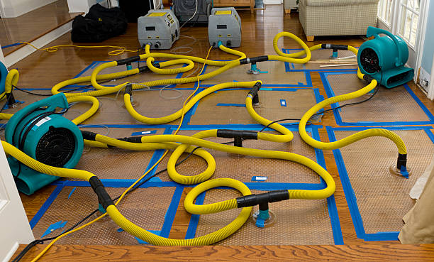 Professional Crawl Space Water Removal technician working in Kensal, ND